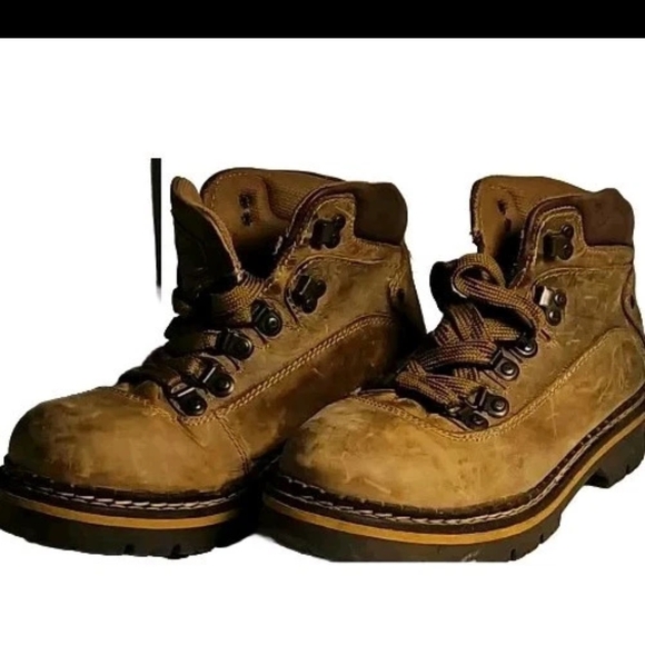American Eagle Outfitters Brown Leather Boots [2E] main image 6